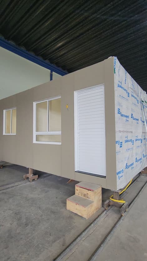 Modulo habitacional pronto dentro da fabrica
