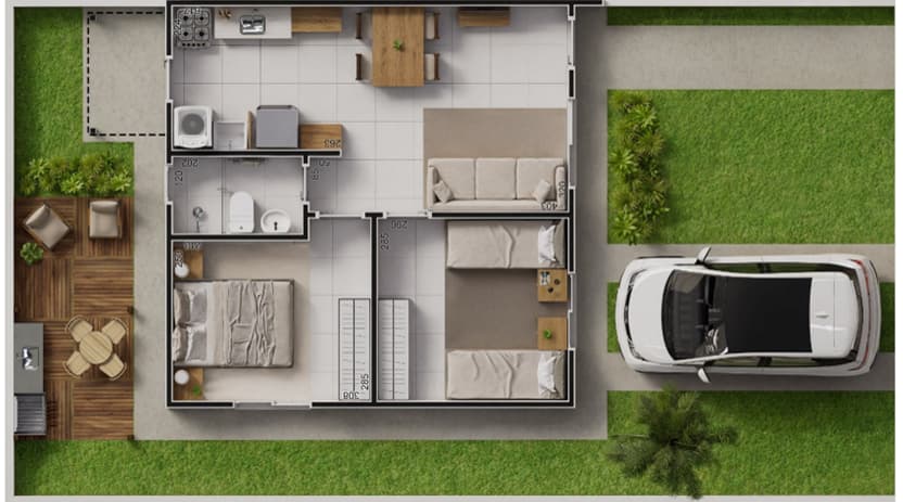 Planta do modelo F4100