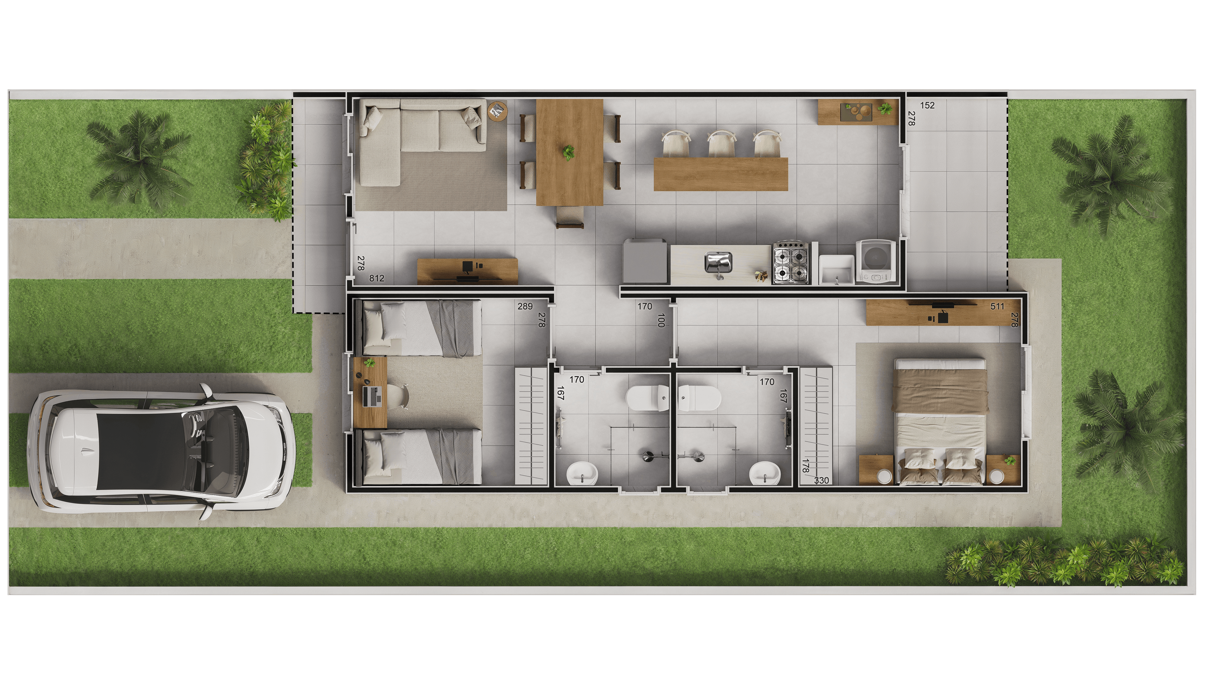 Planta do modelo F5550
